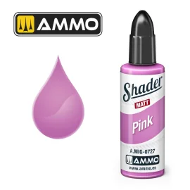 AMMO of MIG: MATT SHADER Pink 10mL Paint 