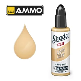 AMMO of MIG: MATT SHADER Light Clay 10mL Paint 