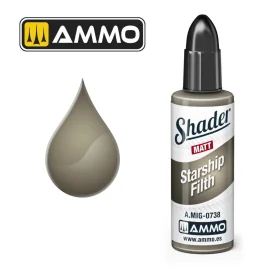 AMMO of MIG: MATT SHADER Starship Filth 10mL Paint 