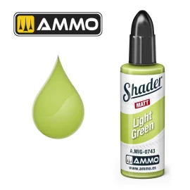 AMMO of MIG: MATT SHADER Light Green 10mL Paint 