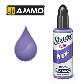 AMMO of MIG: MATT SHADER Purple 10mL Paint 