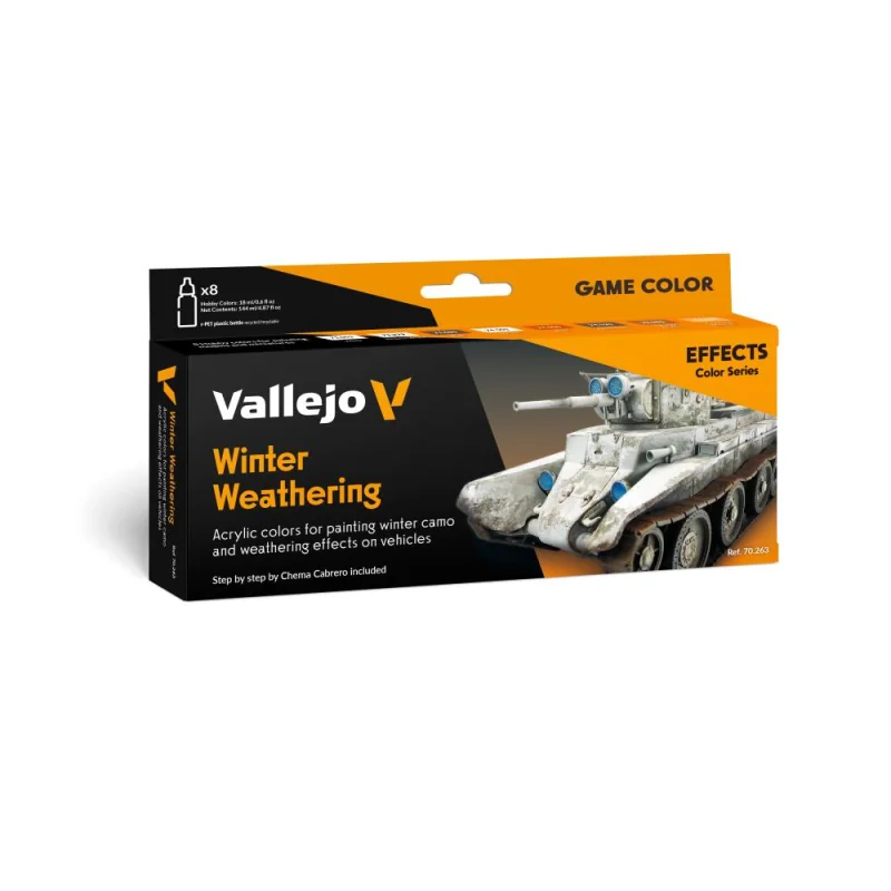 Vallejo 8 colors 18 ml set Rust & Corrossion by Chema Cabrero Paint 