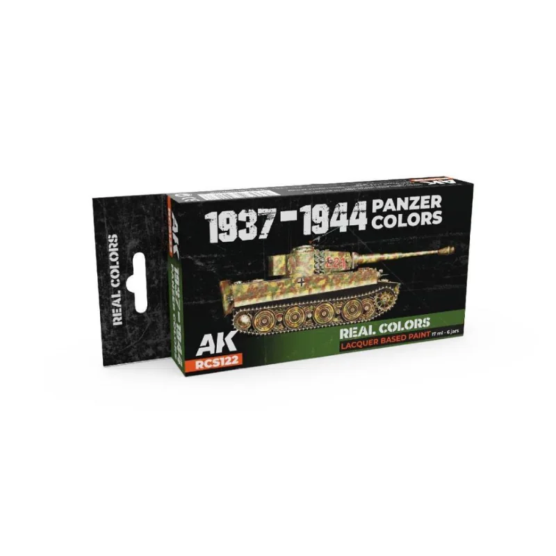 AK INTERACTIVE: Real Colors 1937-1944 Panzer Colors SET Paint 