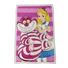 ALICE & Cheshire Cat - Premium Plaid '100X150cm' 