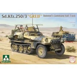 Sd.Kfz.250/3 "GREIF" Rommel's Command Half-Track Model kit 