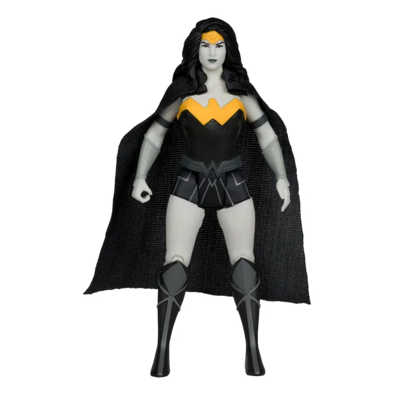 DC Direct Figures Super Powers Batman, Superman & Wonder Woman Black & White Accent Edition Gold Label 13 cm