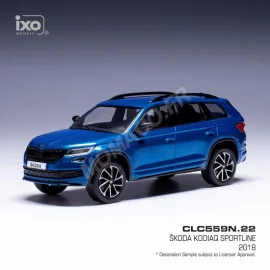 SKODA KODIAQ SPORTLINE 2018 METALLIC BLUE Die cast 