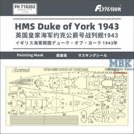 HMS Duke of York 1943 Painting Masks (FH1118) 