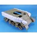 US Light Tank M5 / M8 Side Hull Sandbag Armor set 3D printed resin