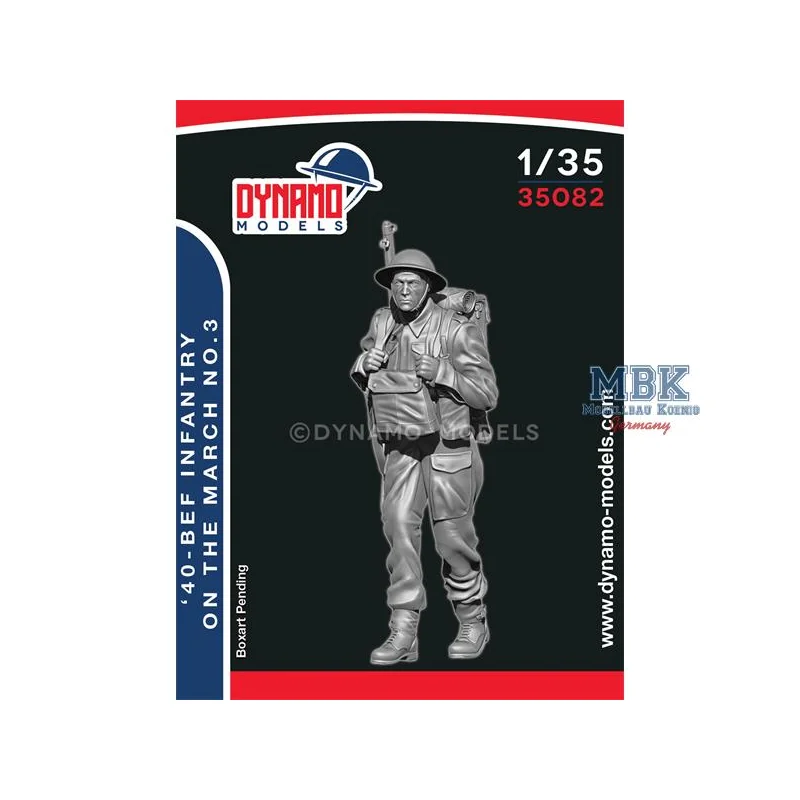 40’ BEF Infantryman Marching No.3 Figures 