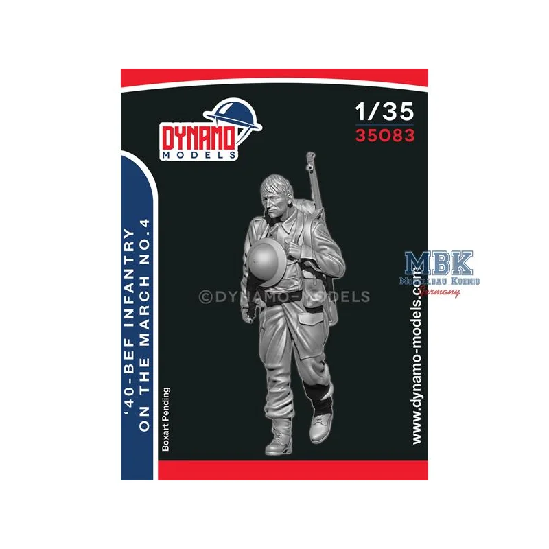 40’ BEF Infantryman Marching No.4 Figures 