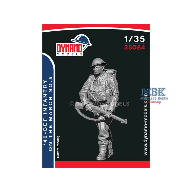 40’ BEF Infantryman Marching No.5 Figures 