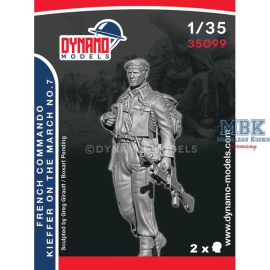 French Commando Kieffer Marching No.7 Figures 