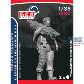 French Commando Kieffer Marching No.8 Figures 