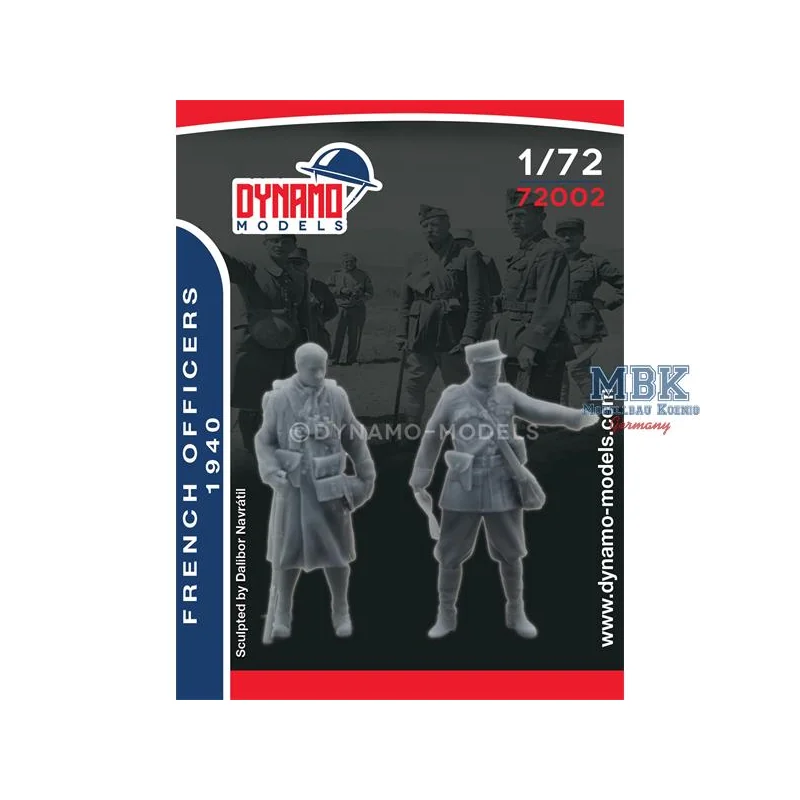 French Officer Set 1:72 Figures 