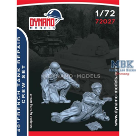 ’40 – French Tank Repair Crew Set 1:72 Figures 