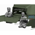 WW2 US Tank Driver & Bow Gunner 1:72 Historical figures