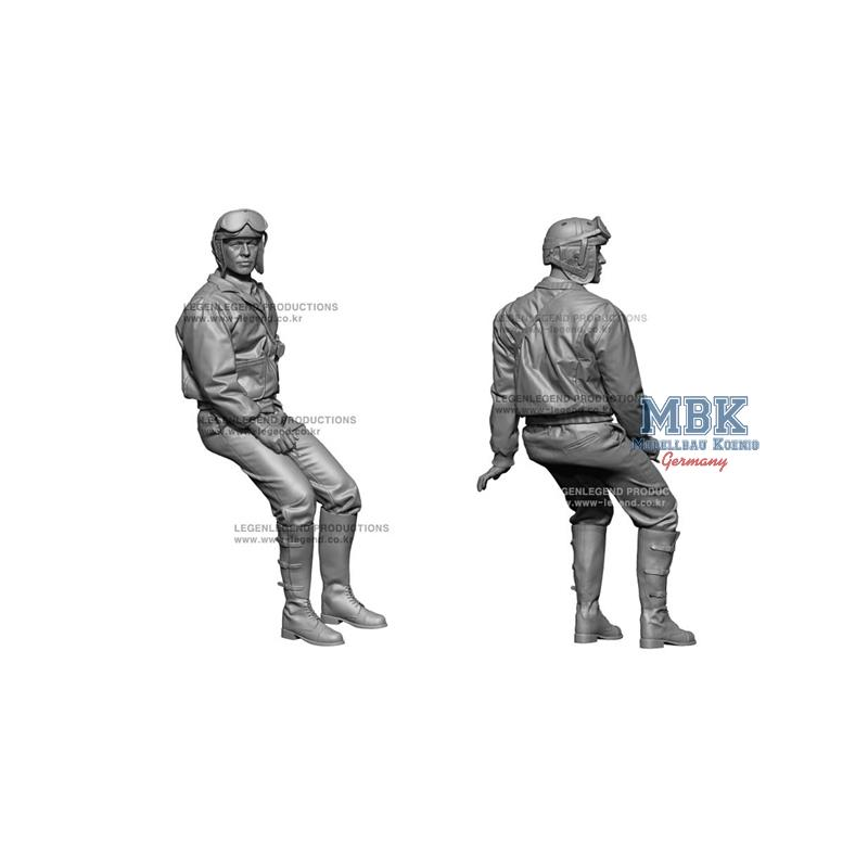 WW2 US Tank Commander 1:72 Historical figures