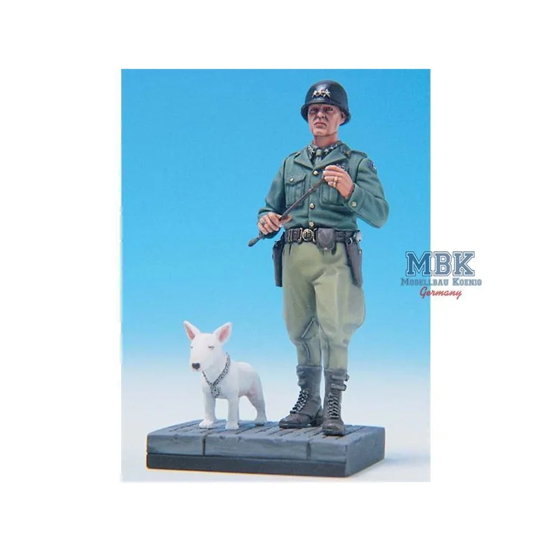 US General Patton & Willie w/Base Figures 