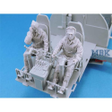 B-25 early Crew Set 5 Figures 1:48 Historical figures