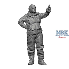 WW2 US Bomber Crew on the ground 1:48 Figures 