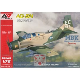 AD-5N (A-1G) "SkyRaider"( Night attack ver.) Model kit 