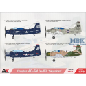 AD-5N (A-1G) "SkyRaider"( Night attack ver.) Airplane model kit