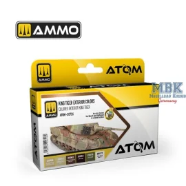 ATOM King Tiger Exterior colors Set Paint 