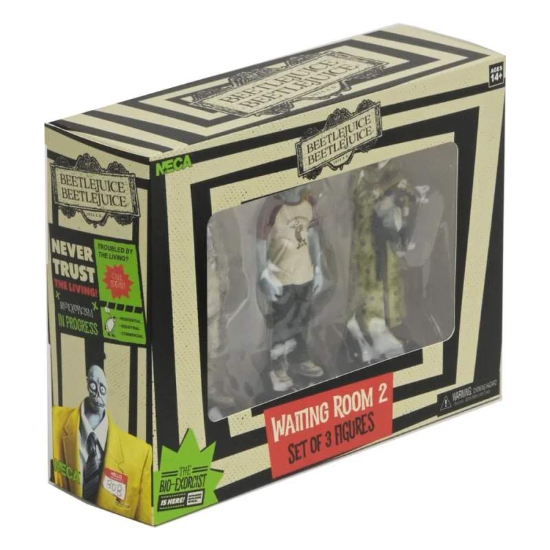 Beetlejuice Beetlejuice pack of 3 Waiting Room 2 Figures 10 cm Figurines