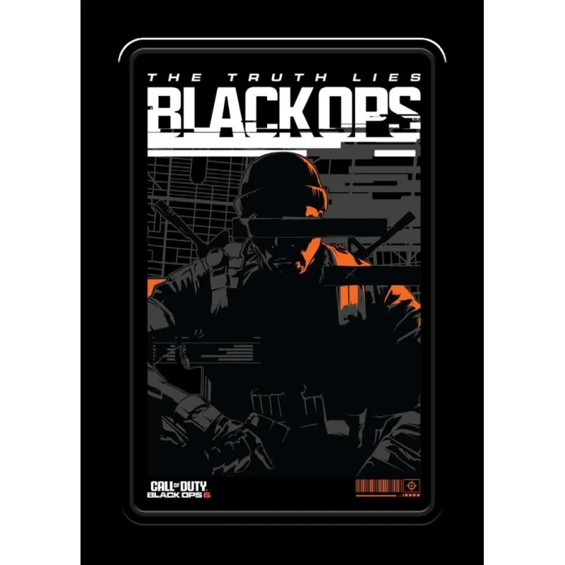 Call Of Duty Black Ops 6 Metal Sign Black Ops 6 