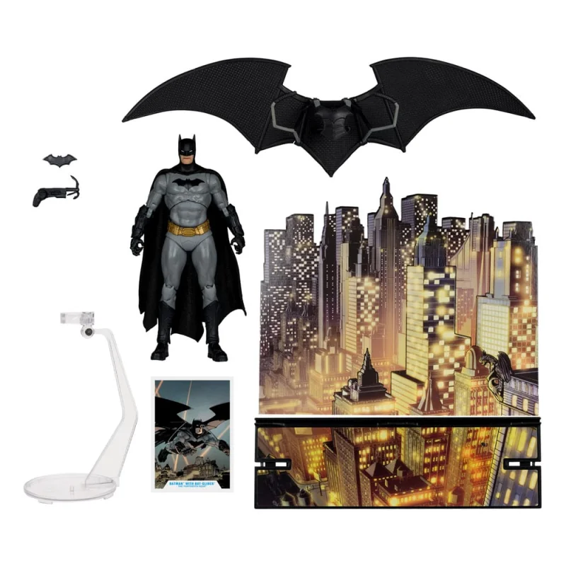 DC Multiverse Figure Batman with Bat-Glider (The Thirteenth Hour) (Gold Label) 18 cm Figurines