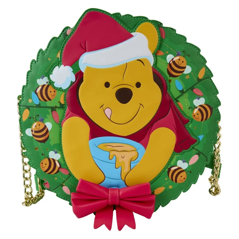 Disney Loungefly Winnie Stuck In Wreath Handbag 