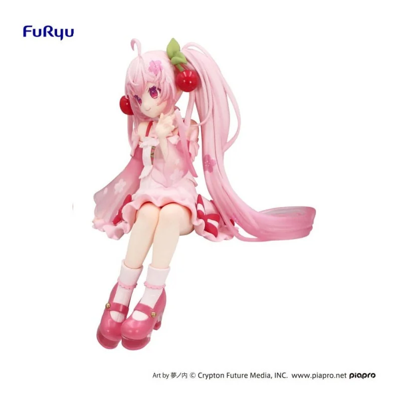 Hatsune Miku Sakura Miku Figure 2025 Noodle Stopper 14cm Figurines