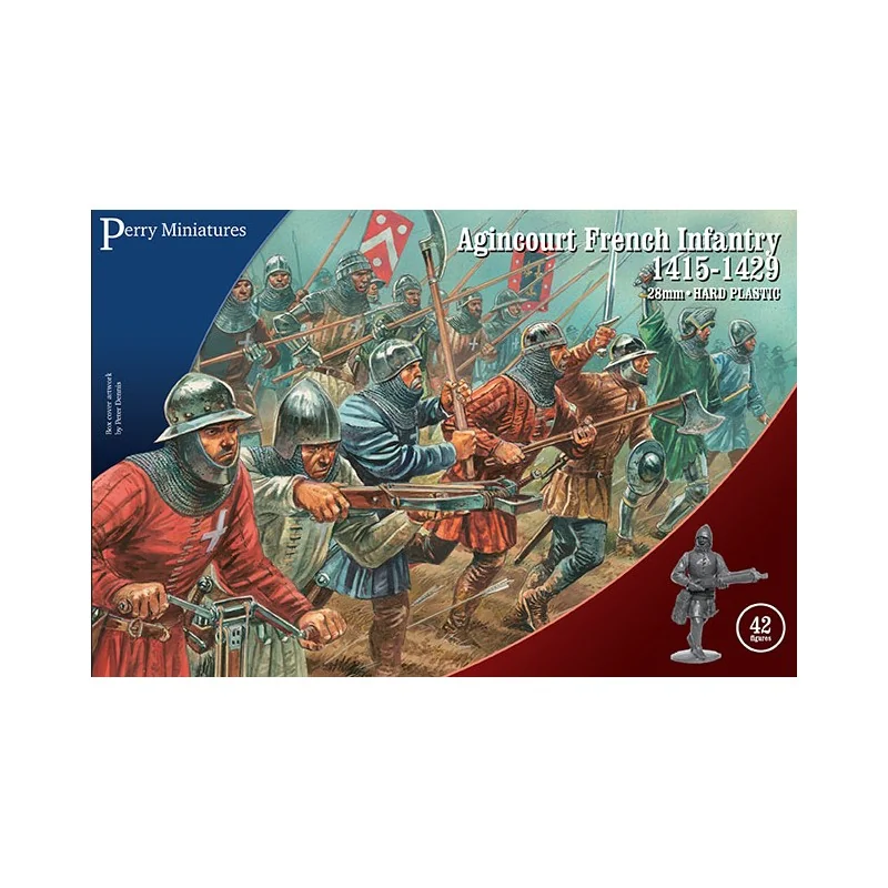 Perry Miniatures - Agincourt French Infantry 1415-29 Figures 