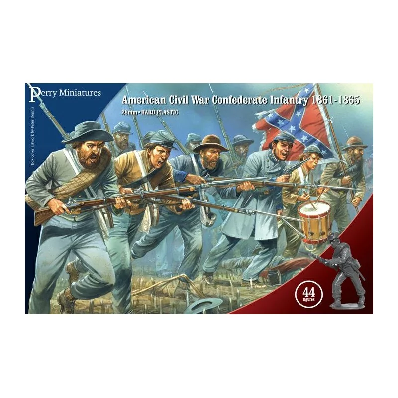 Perry Miniatures - American Civil War Confederate Infantry 1861-65 Figures 