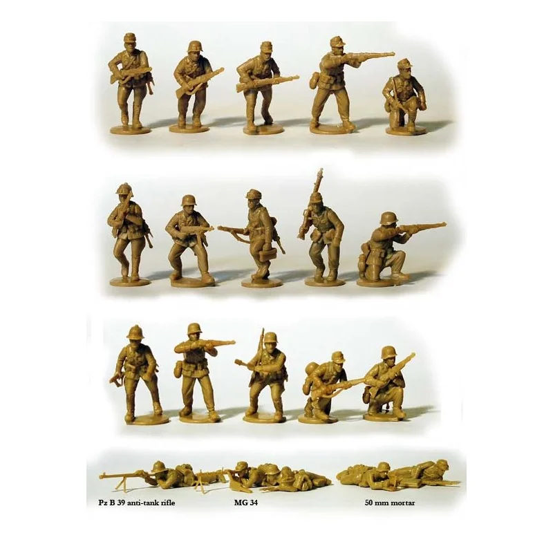 Perry Miniatures - Afrikakorps. German Infantry 1941-43 Historical figures