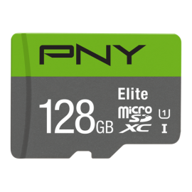 PNY Elite 128GB - Micro SDHC Card + Adapter 