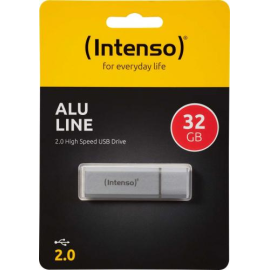 32GB 2.0 USB key - Alu line silver - Intenso 