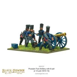 Napoleonic Prussian Foot Artillery with 6- or 12-Pdr (1813-15) Figurine games 