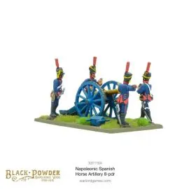 Napoleonic Spanish Horse Artillery with 8-Pdr Figurine games 