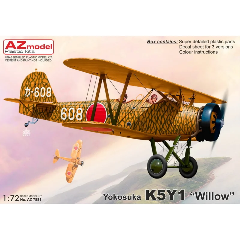 Yokosuka K5Y1 'Willow' re-release, ex-Valom, new decals Model kit 