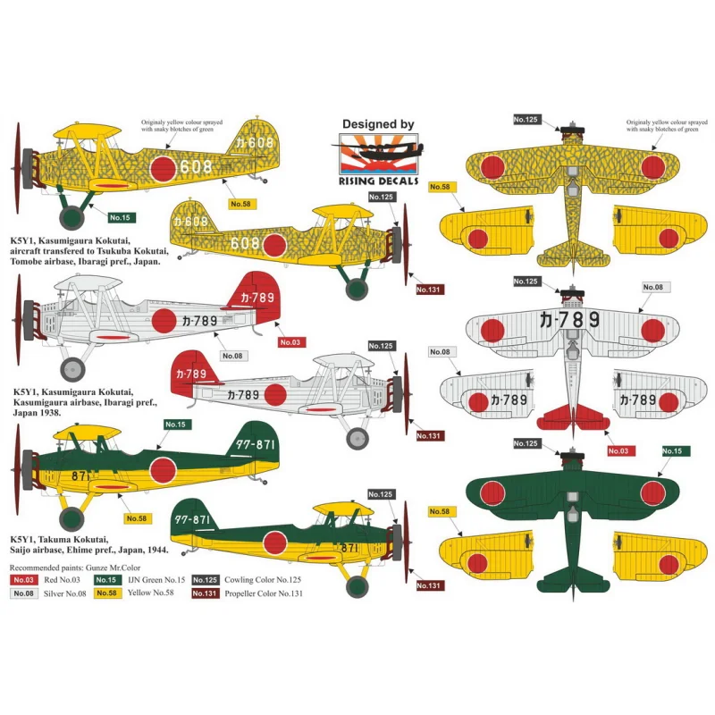 Yokosuka K5Y1 'Willow' re-release, ex-Valom, new decals Airplane model kit