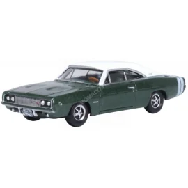 DODGE CHARGER RACING 1968 GREEN/WHITE Die cast 