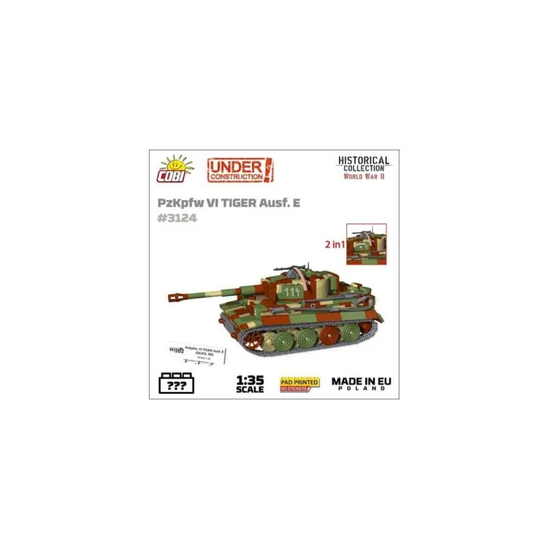 862 PCS HC WWII /3124/ PZKPFW VI TIGER AUSF.E 