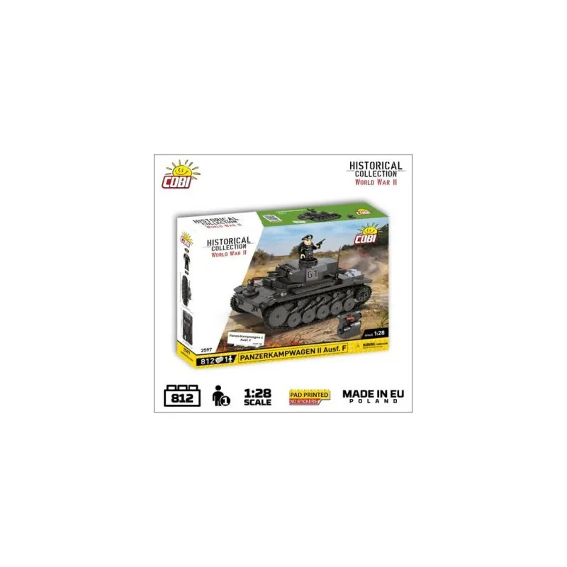 812 PCS HC WWII /2597/ PANZERKAMPFWAGEN II AUSFF 