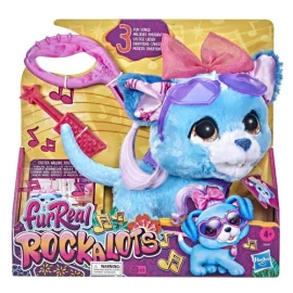 Hasbro - FurReal Rockalots Musical Interactive Walking Puppy Figurine 