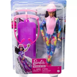 Mattel - Barbie Winter Sports Sled Doll 