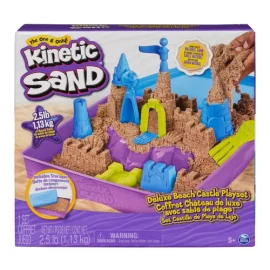 Spin Master - Kinetic Sand Deluxe Beach Castle Playset 