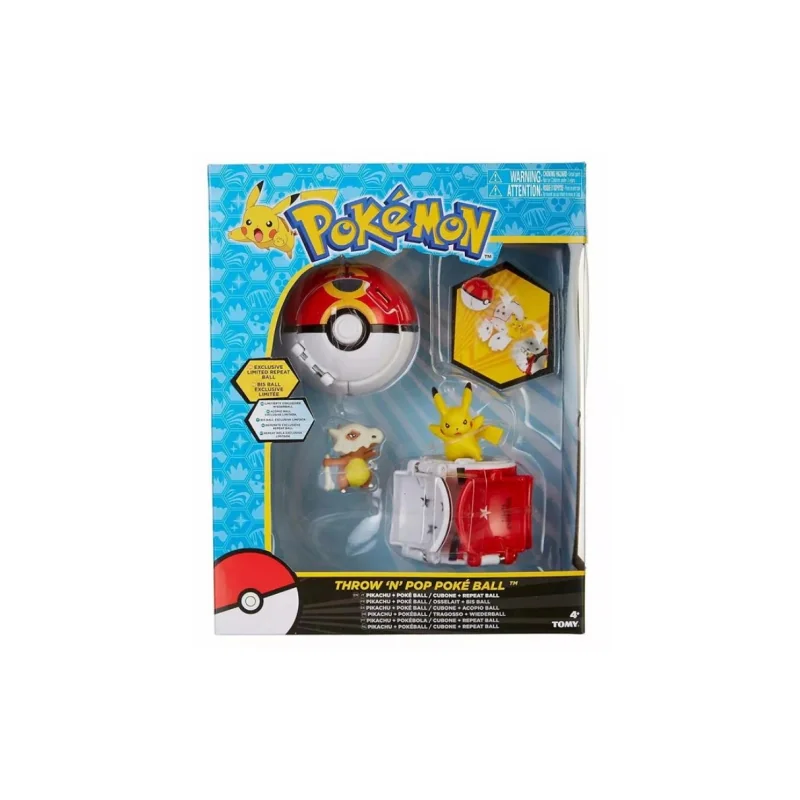 Tomy - Pokemon Throw N Pop Poke Ball Set 