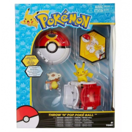 Tomy - Pokemon Throw N Pop Poke Ball Set 